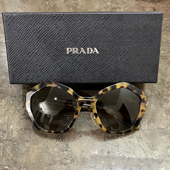 Prada Brown Tortoise Sunglasses - Picture 1 of 4